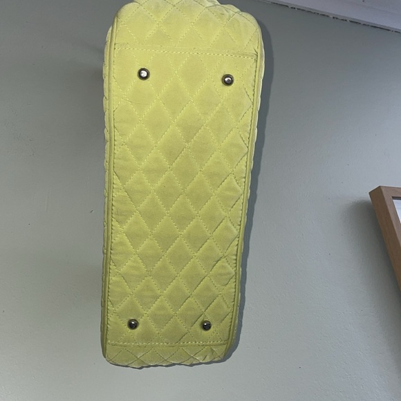 Vera Bradley lime green toggle tote - Picture 3 of 6